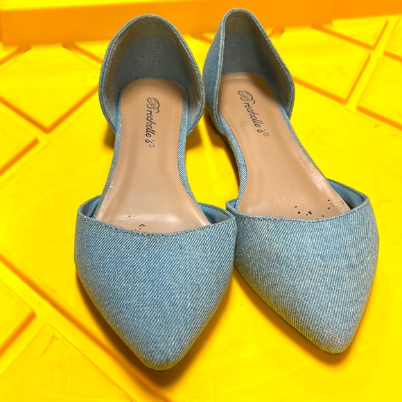 Blue pointed flats - Picture 5 of 5